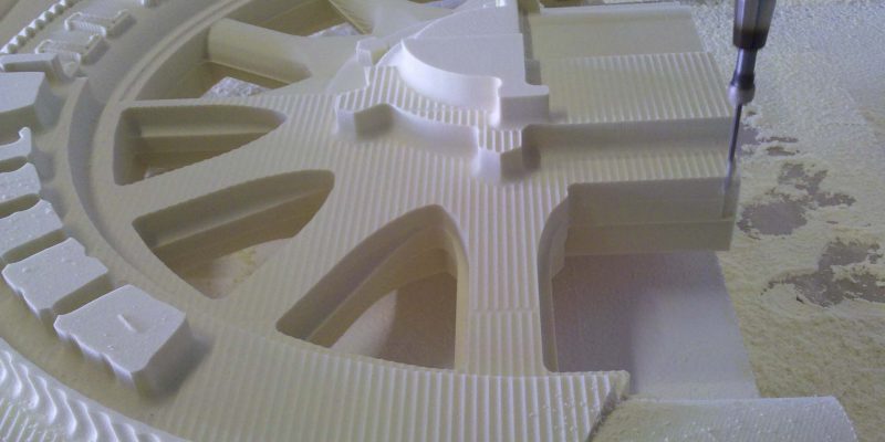Foam architectural molding - 5 axis CNC